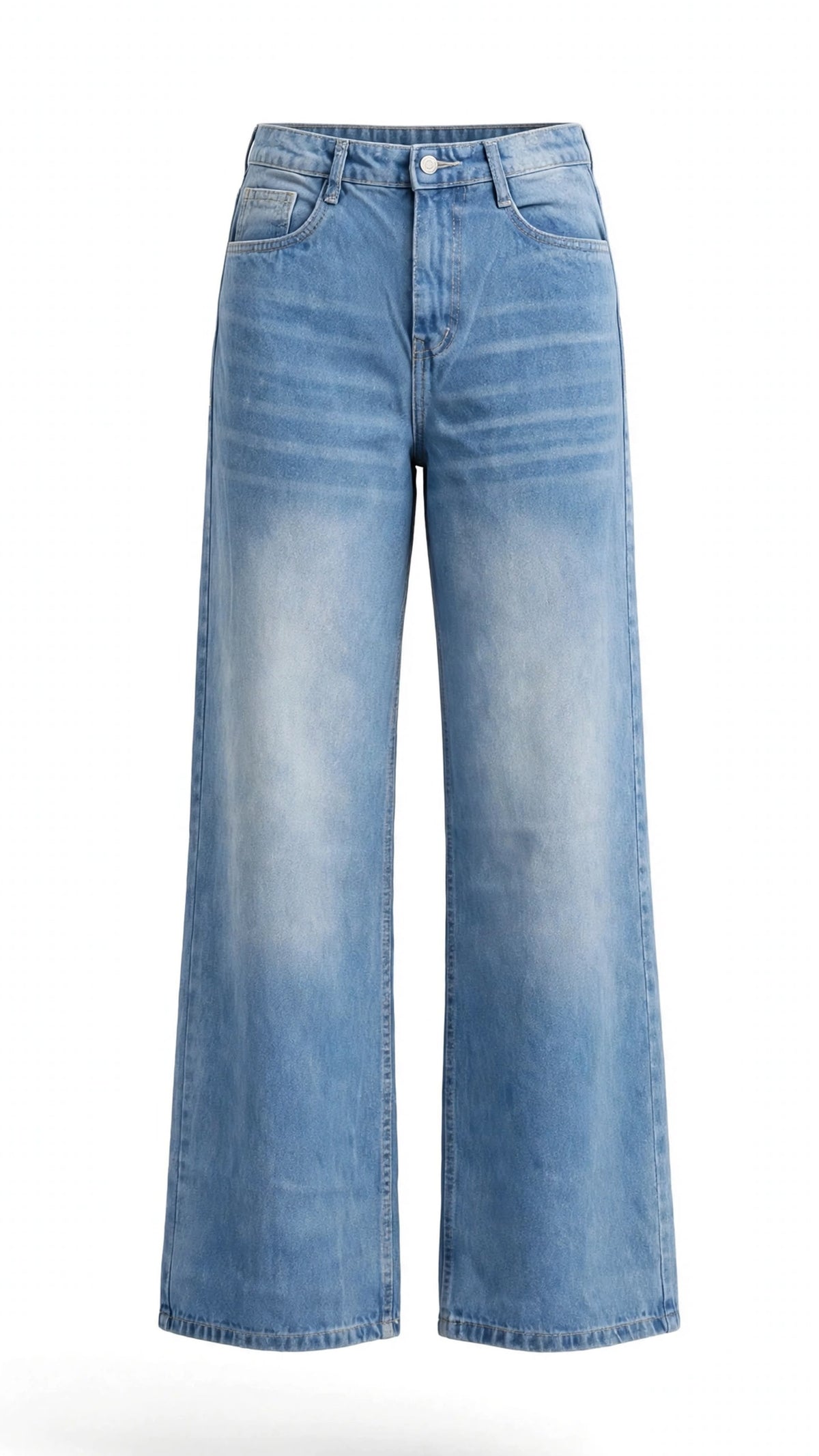 Light Blue Wide Leg Jeans